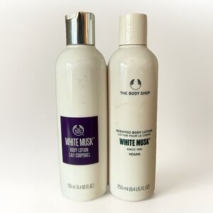 The Body Shop White Musk Body Lotion 250ml 8.4 oz 2x